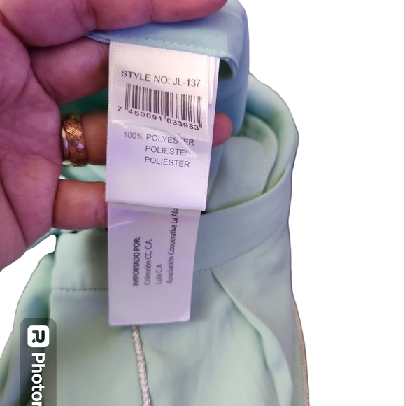 JENNIFER LOPEZ Short mint green/ M size - Picture 5 of 10